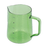 500ml Milk Frothing Pitcher Multipurpose Borosilicate Glass Milk Jug for Coffee Milk BeverageGreen