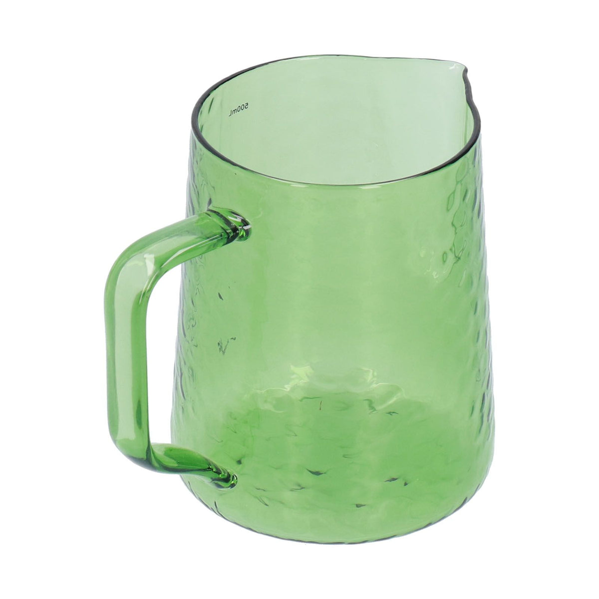 500ml Milk Frothing Pitcher Multipurpose Borosilicate Glass Milk Jug for Coffee Milk BeverageGreen