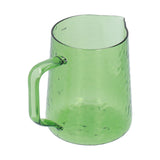 500ml Milk Frothing Pitcher Multipurpose Borosilicate Glass Milk Jug for Coffee Milk BeverageGreen