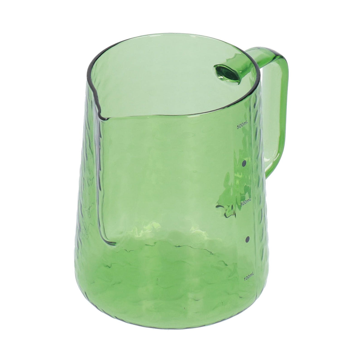 500ml Milk Frothing Pitcher Multipurpose Borosilicate Glass Milk Jug for Coffee Milk BeverageGreen