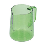 500ml Milk Frothing Pitcher Multipurpose Borosilicate Glass Milk Jug for Coffee Milk BeverageGreen - Close-Up Angle