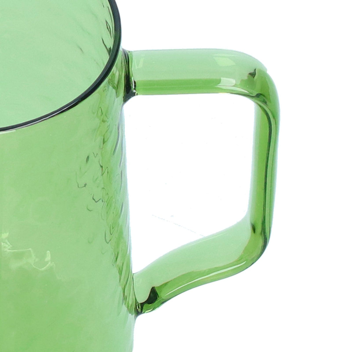 500ml Milk Frothing Pitcher Multipurpose Borosilicate Glass Milk Jug for Coffee Milk BeverageGreen