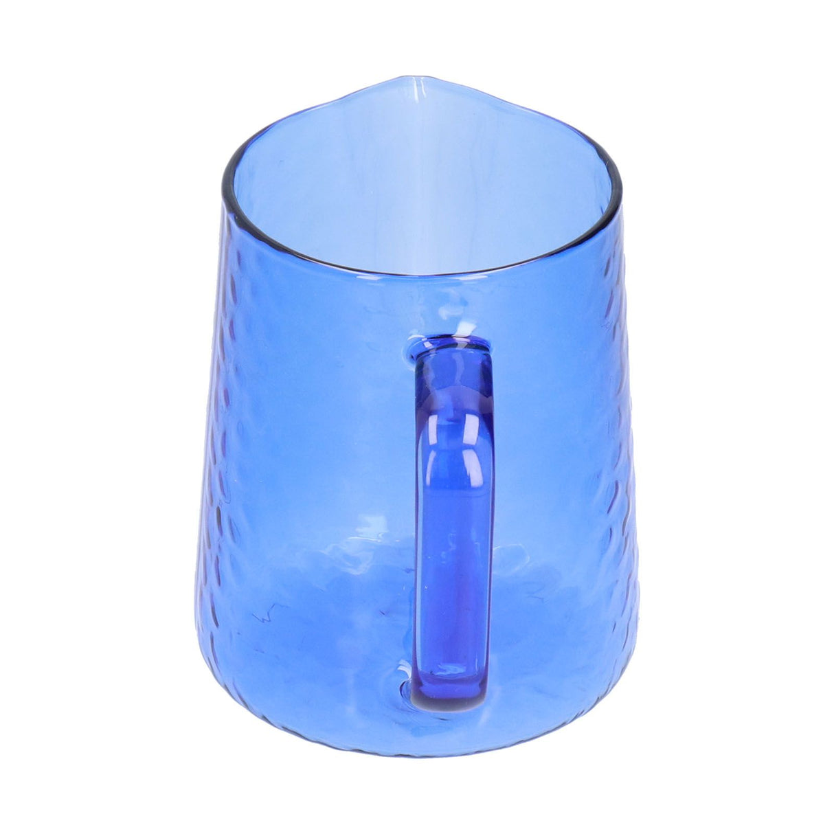 500ml Milk Frothing Pitcher Multipurpose Borosilicate Glass Milk Jug for Coffee Milk BeverageBlue