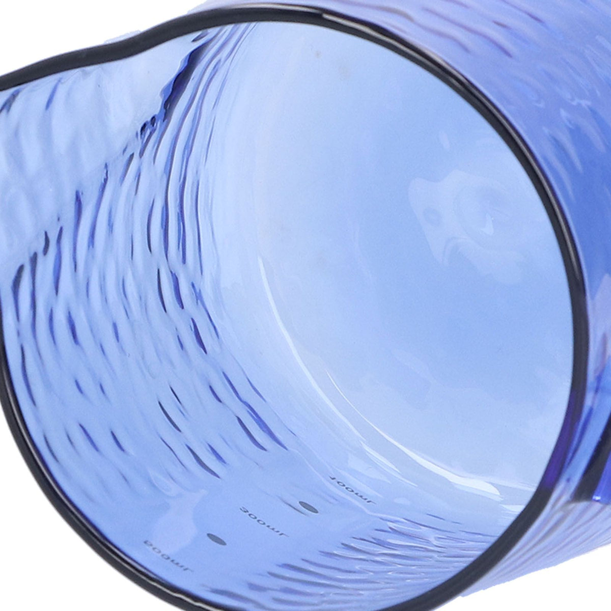 500ml Milk Frothing Pitcher Multipurpose Borosilicate Glass Milk Jug for Coffee Milk BeverageBlue