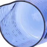 500ml Milk Frothing Pitcher Multipurpose Borosilicate Glass Milk Jug for Coffee Milk BeverageBlue