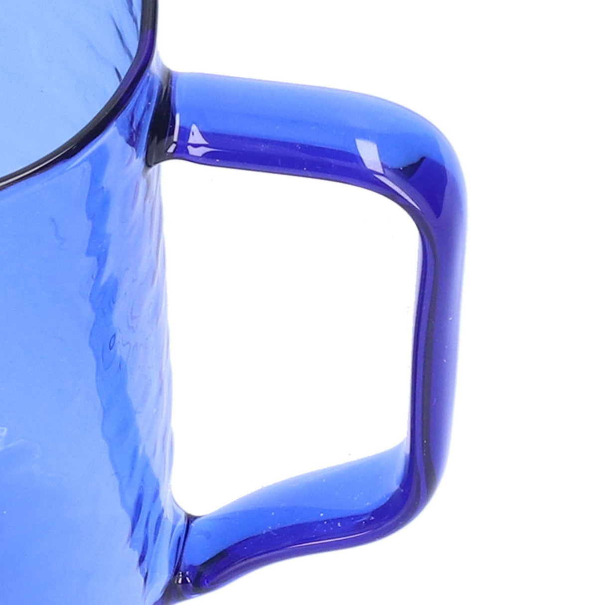 500ml Milk Frothing Pitcher Multipurpose Borosilicate Glass Milk Jug for Coffee Milk BeverageBlue