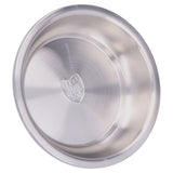 Stainless Steel Plate 304 Food Grade Material Stainless Steel Rounded Deepen Dish for Eating18cm/7in - 45-Degree Angle