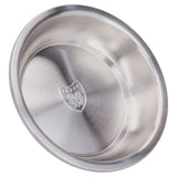 Stainless Steel Plate 304 Food Grade Material Stainless Steel Rounded Deepen Dish for Eating18cm/7in - Rear View
