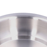 Stainless Steel Plate 304 Food Grade Material Stainless Steel Rounded Deepen Dish for Eating18cm/7in