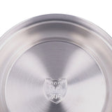 Stainless Steel Plate 304 Food Grade Material Stainless Steel Rounded Deepen Dish for Eating18cm/7in