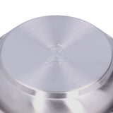 Stainless Steel Plate 304 Food Grade Material Stainless Steel Rounded Deepen Dish for Eating22cm/8.7in - Extra Image