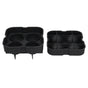 4 Grids Ice Ball Mold Reusable Food Grade Silicone Ice Ball Maker Tray Home Kitchen Utensils Black