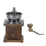 Manual Coffee Grinder Portable Retro Classic Fine Polished Pull Out Coffee Bean Grinder - Close-Up Angle
