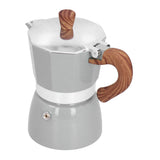 150ML Practical Aluminum Coffee Maker Octagonal Moka Coffee Pot for Home Office Kitchen ApplianceSilver