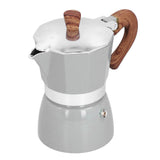 150ML Practical Aluminum Coffee Maker Octagonal Moka Coffee Pot for Home Office Kitchen ApplianceSilver - Extra Image