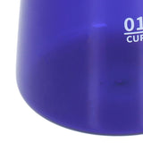 Tea Cup Borosilicate Glass 300ml 11.9oz Heat Resistant Household Coffee Mug Water Container with LidBlue - Extra Image
