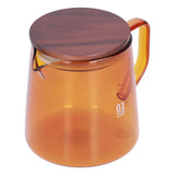 Tea Cup Borosilicate Glass 300ml 11.9oz Heat Resistant Household Coffee Mug Water Container with LidBrown