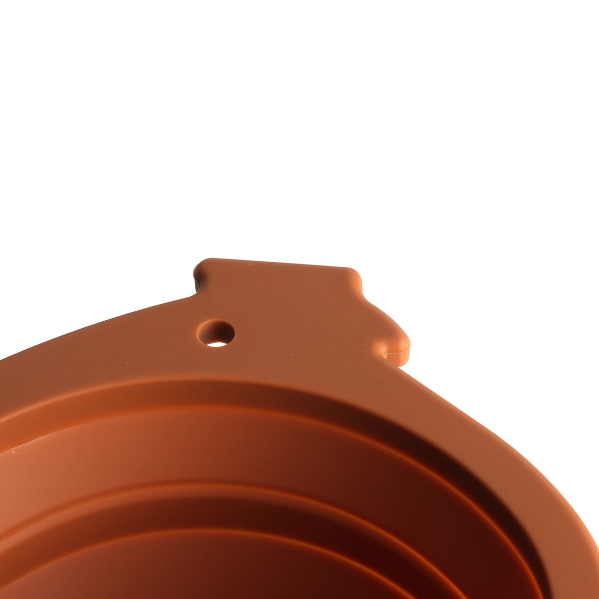 600ml Collapsible Dog Bowl Brown Durable Multifunctional Foldable Portable Dog Bowl for Hiking Camping