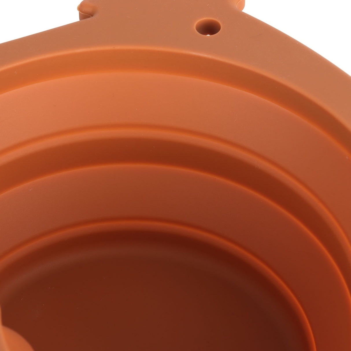 600ml Collapsible Dog Bowl Brown Durable Multifunctional Foldable Portable Dog Bowl for Hiking Camping