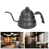 PTFE Stainless Steel Tea Pot Coffee Kettle Gooseneck Spout Pour Over Coffee Maker Drip Kettle Black1L - Extra Image