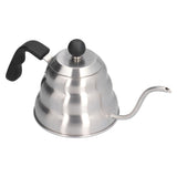 Stainless Steel Pour Over Coffee Kettle Vintage Gooseneck Spout Pot Coffee Utensils for Home Kitchen1L - Side View