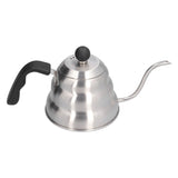 Stainless Steel Pour Over Coffee Kettle Vintage Gooseneck Spout Pot Coffee Utensils for Home Kitchen1L - Top-Down View
