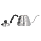 Stainless Steel Pour Over Coffee Kettle Vintage Gooseneck Spout Pot Coffee Utensils for Home Kitchen1L - 45-Degree Angle