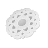 DIY Crystal Epoxy Resin Mold Innovative Shaped Mirror Silicone Candle Holder Mold for BakeryLotus Mold 60‑734