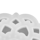 DIY Crystal Epoxy Resin Mold Innovative Shaped Mirror Silicone Candle Holder Mold for BakeryLotus Mold 60‑734