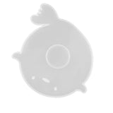 DIY Crystal Epoxy Resin Mold Innovative Shaped Mirror Silicone Candle Holder Mold for BakeryPuffer Mold 60‑736