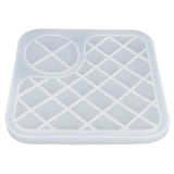 Silicone Mold Translucent Epoxy Resin Drop Glue Tray Tool for DIY Baking Decoration MakingLarge - Front View