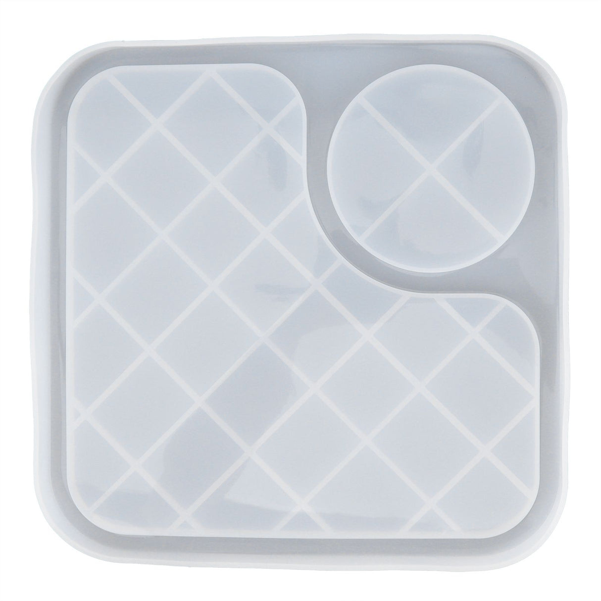 Silicone Mold Translucent Epoxy Resin Drop Glue Tray Tool for DIY Baking Decoration MakingLarge