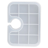 Silicone Mold Translucent Epoxy Resin Drop Glue Tray Tool for DIY Baking Decoration MakingSmall