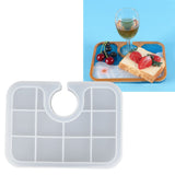 Silicone Mold Translucent Epoxy Resin Drop Glue Tray Tool for DIY Baking Decoration MakingSmall