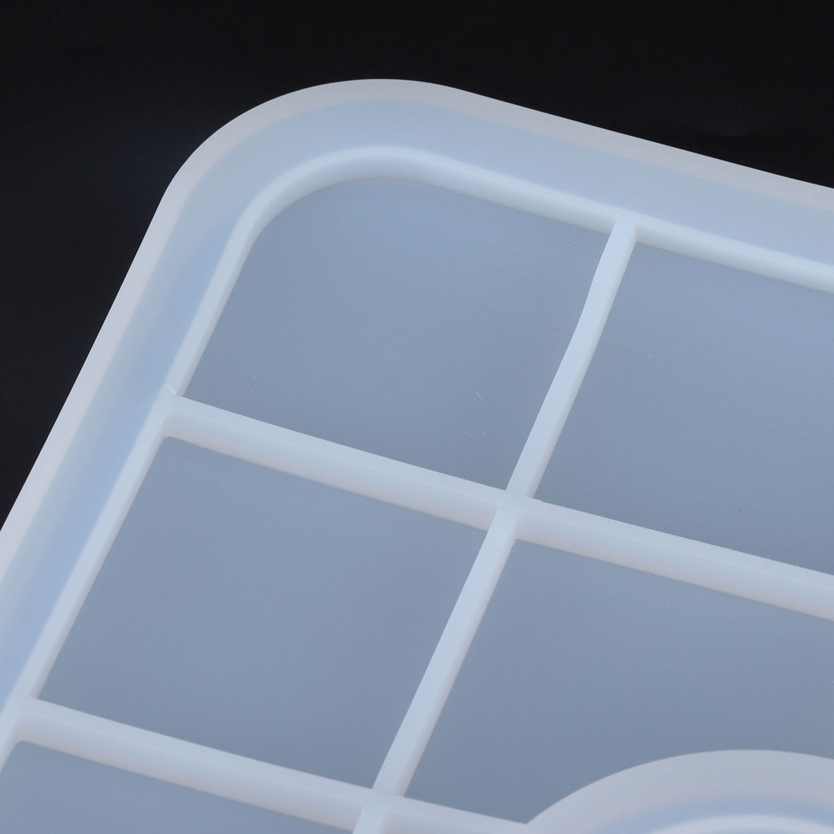 Silicone Mold Translucent Epoxy Resin Drop Glue Tray Tool for DIY Baking Decoration MakingSmall
