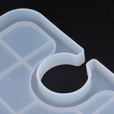 Silicone Mold Translucent Epoxy Resin Drop Glue Tray Tool for DIY Baking Decoration MakingSmall