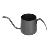 304 Stainless Steel PTFE Gooseneck Kettle with Inner Scale Pour Over Coffee Pot for Home250ml Black