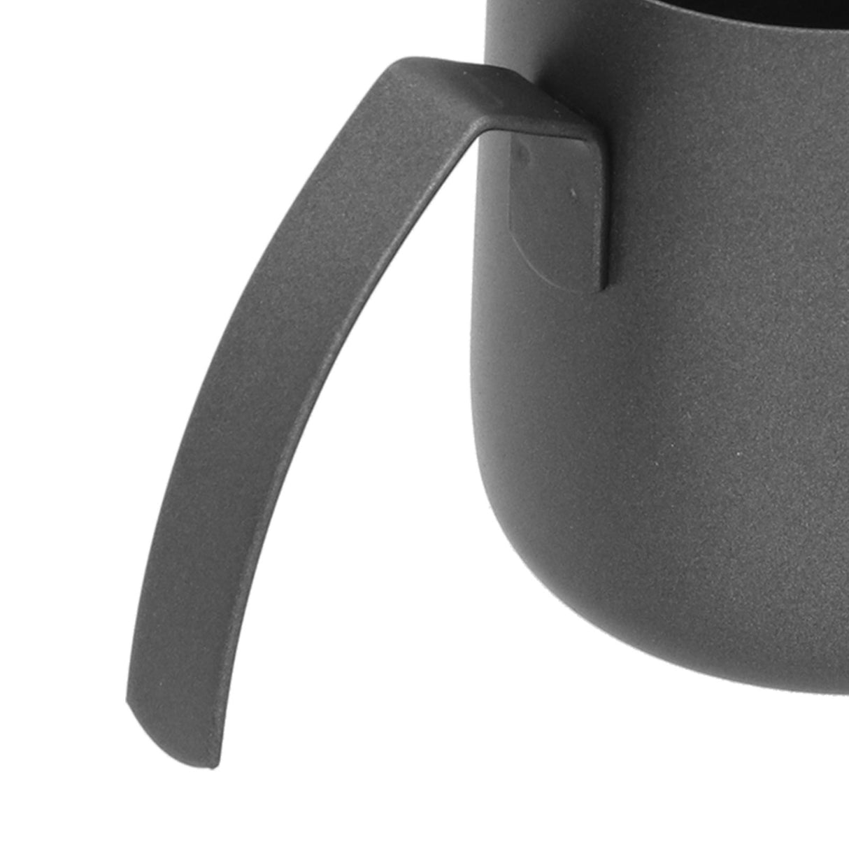 304 Stainless Steel PTFE Gooseneck Kettle with Inner Scale Pour Over Coffee Pot for Home250ml Black