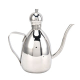 Stainless Steel Oil Can Portable High Water Tightness Stainless Steel Oil Can for Kitchen0.5L