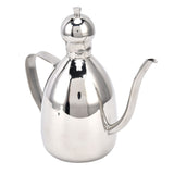 Stainless Steel Oil Can Portable High Water Tightness Stainless Steel Oil Can for Kitchen0.5L