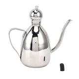 Stainless Steel Oil Can Portable High Water Tightness Stainless Steel Oil Can for Kitchen1L