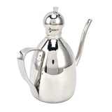 Stainless Steel Oil Can Portable High Water Tightness Stainless Steel Oil Can for Kitchen1L - Front View