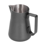 Stainless Steel Frothing Cup Coffee Frothing Pitcher Milk Frothing Jug with Long Diversion Mouth350ml - Side View