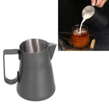 Stainless Steel Frothing Cup Coffee Frothing Pitcher Milk Frothing Jug with Long Diversion Mouth350ml - Extra Image