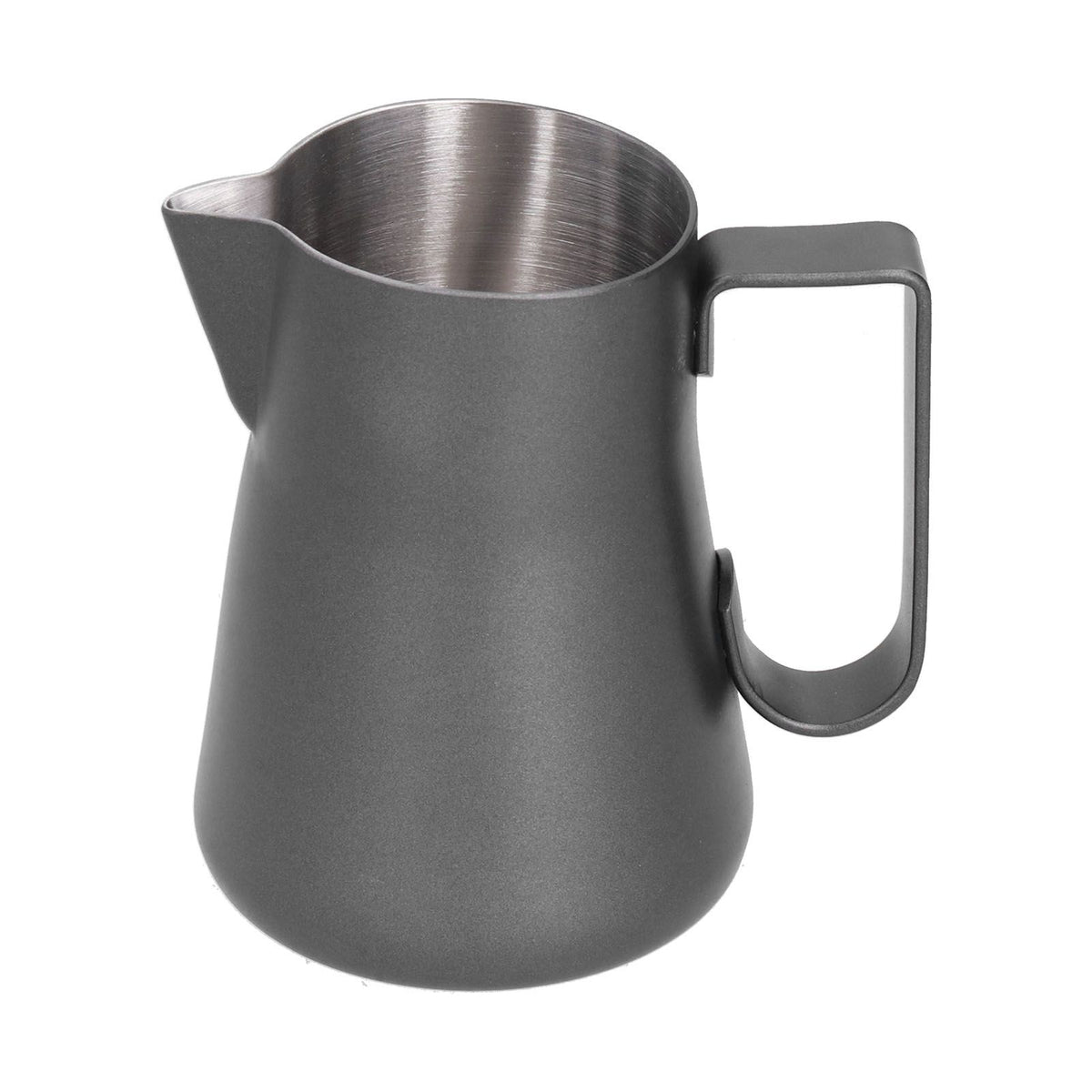 Stainless Steel Frothing Cup Coffee Frothing Pitcher Milk Frothing Jug with Long Diversion Mouth600ml