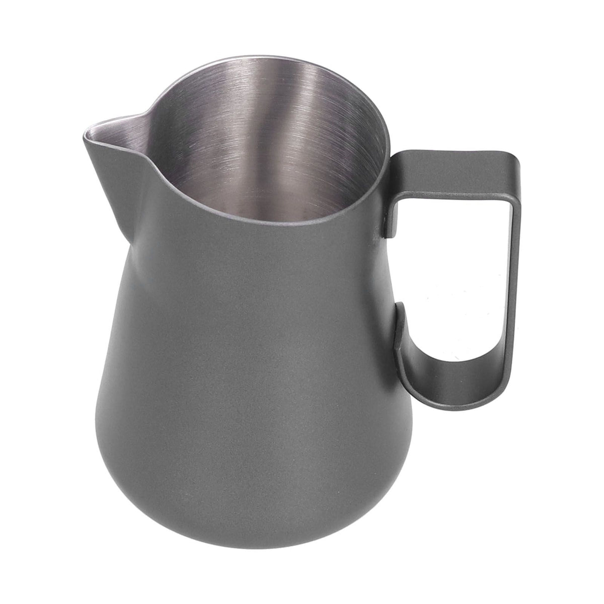 Stainless Steel Frothing Cup Coffee Frothing Pitcher Milk Frothing Jug with Long Diversion Mouth600ml