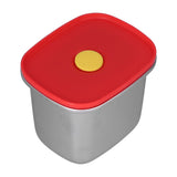 Lunch Box Red Excellent Sealing Easily Clean Environmental Protection Food Storage Containers for Students550ml - Top-Down View