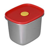 Lunch Box Red Excellent Sealing Easily Clean Environmental Protection Food Storage Containers for Students550ml - Low Angle