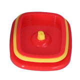 Lunch Box Red Excellent Sealing Easily Clean Environmental Protection Food Storage Containers for Students550ml