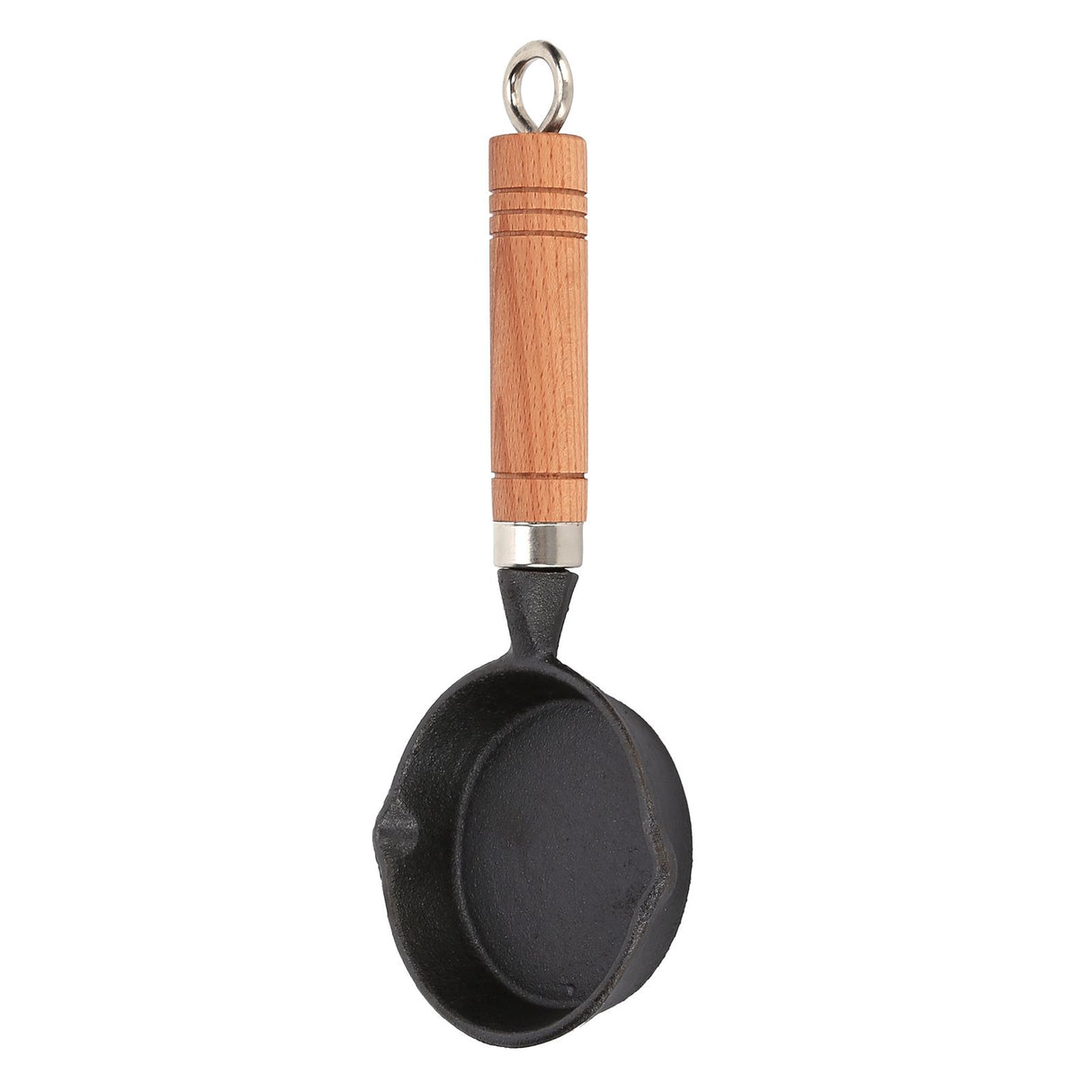 Egg Pan Nonstick Paint Coating Scald Proof Handle Cast Iron Antirust Omelette Pan for Fried Egg Hot Oil